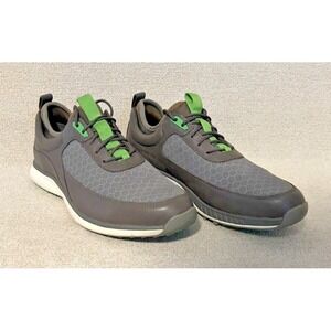 Johnston & Murphy Shoes Mens 11.5 Golf Green Gra XC4 H2 Sport Waterproof